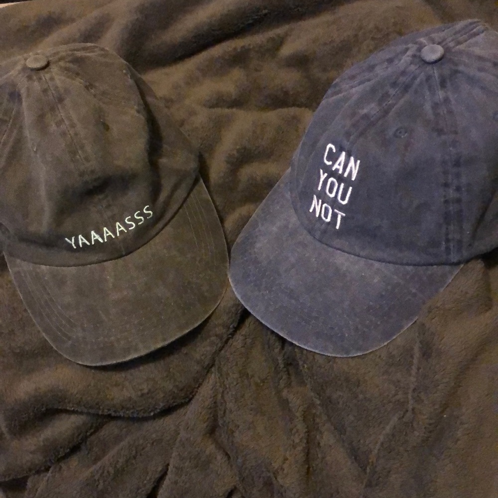 🔴 4 for $30 two Graphic hats (Bundle) - Picture 1 of 4